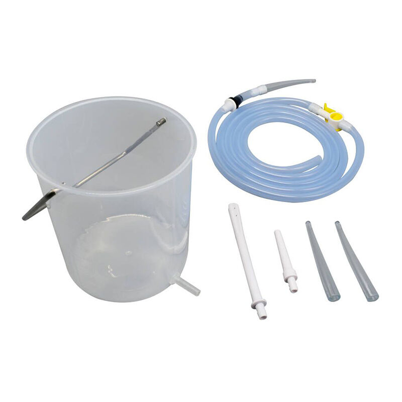 Large Enema Bucket Kit Anti-backflow lavemangskit för män Kvinnor Kolonrengöring Detox lavemang 2 liter Kapacitet 5 tips lavemangskit