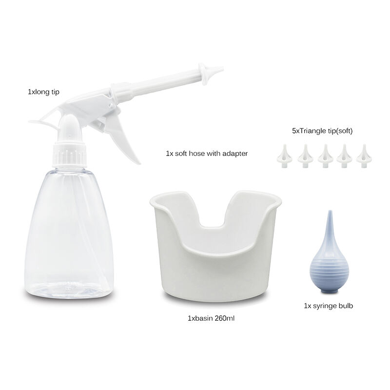 Ear Wax Removal Tool - Ear Irrigation Flushing System para sa Matanda at Bata - Perfect Ear Cleaning Kit kasama ang ear syringe, basin