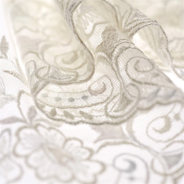 Create a romantic atmosphere with lace curtain fabric