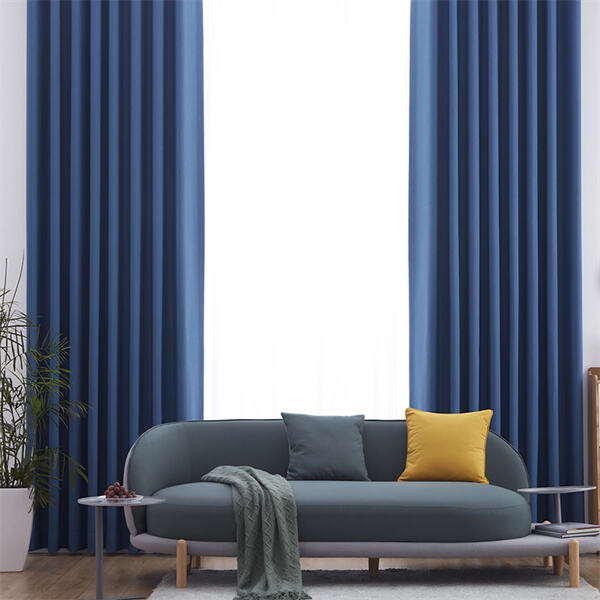 Améliorez vos habillages de fenêtres avec du tissu bleu pour rideaux