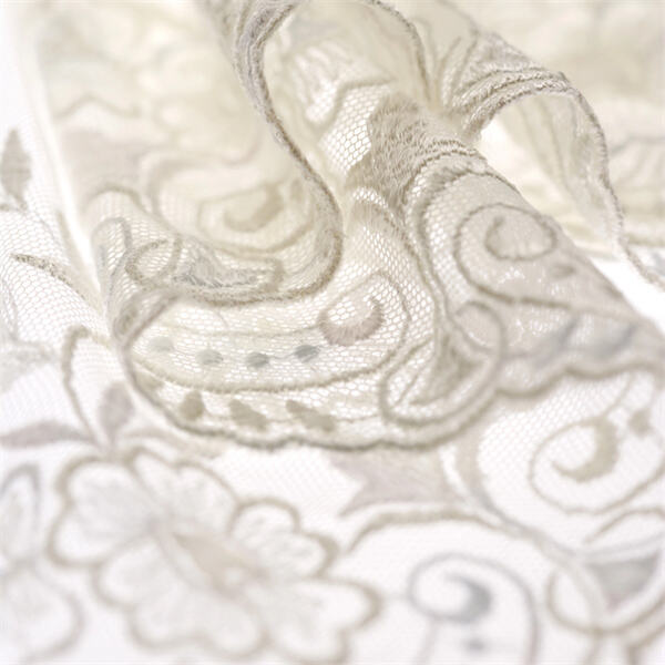 Bring a touch of sophistication to your home with lace curtain fabric
