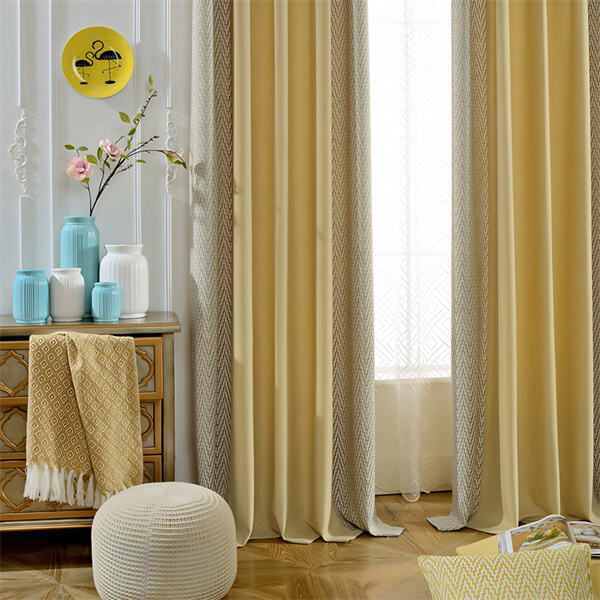 Create a Sunny Atmosphere with Yellow Curtain Fabric