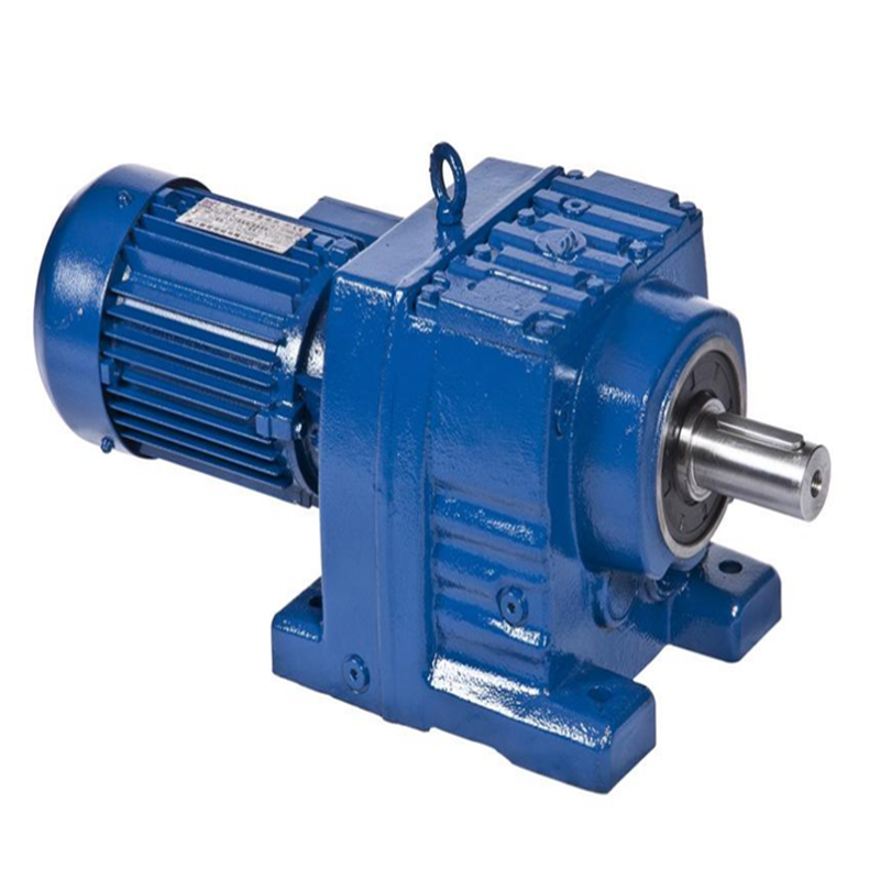 90 Degree Right Angle Flange Mounted Helical Gear Motor Gearbox for Drills
