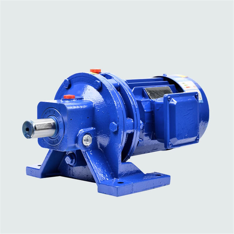 XW BW Series Solid Shaft Foot-Mounted Cycloidal Gear Reducer Speed Reduction Gearbox With 380V Motor