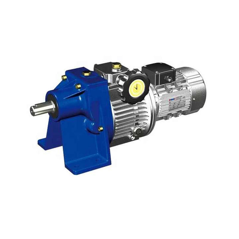 Worm gear reducer with motor endless transmission MBW040715 small turbine speed box horizontal speed change machine