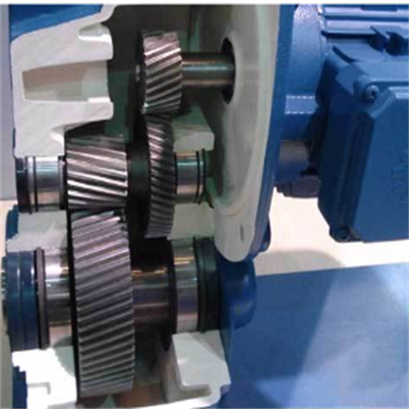 City gear motor Three-phase reduction gear box motors F series reducer with motor