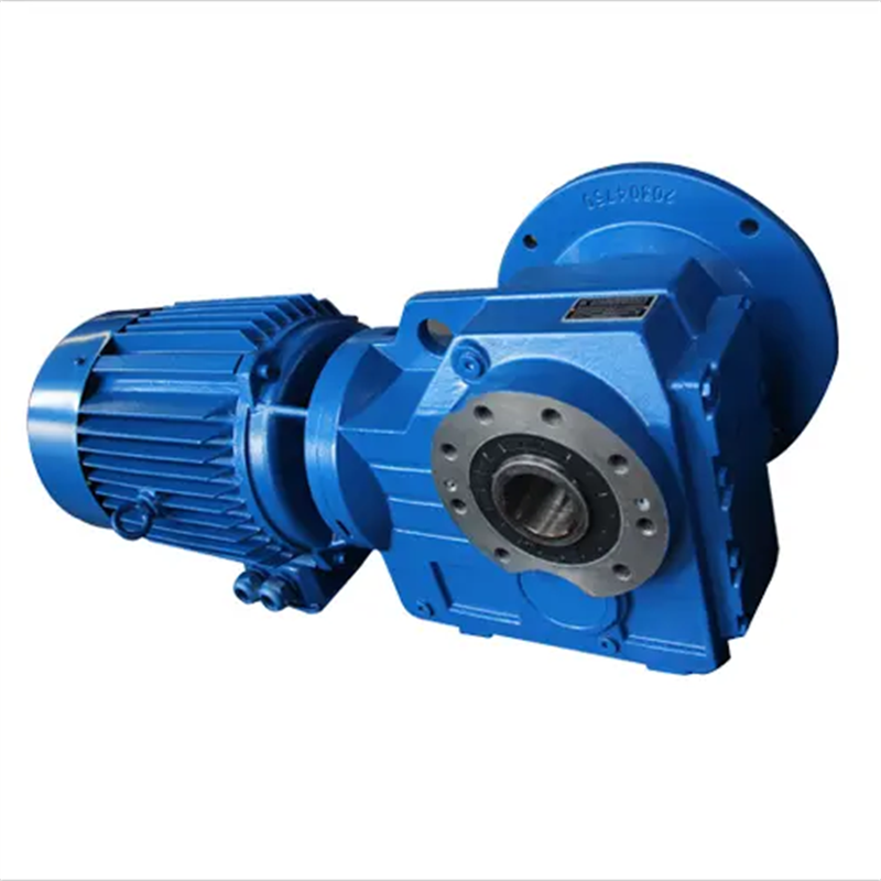 Hard Tooth K Series Helical Bevel Gearbox with Directly Motor and Hollow Shaft