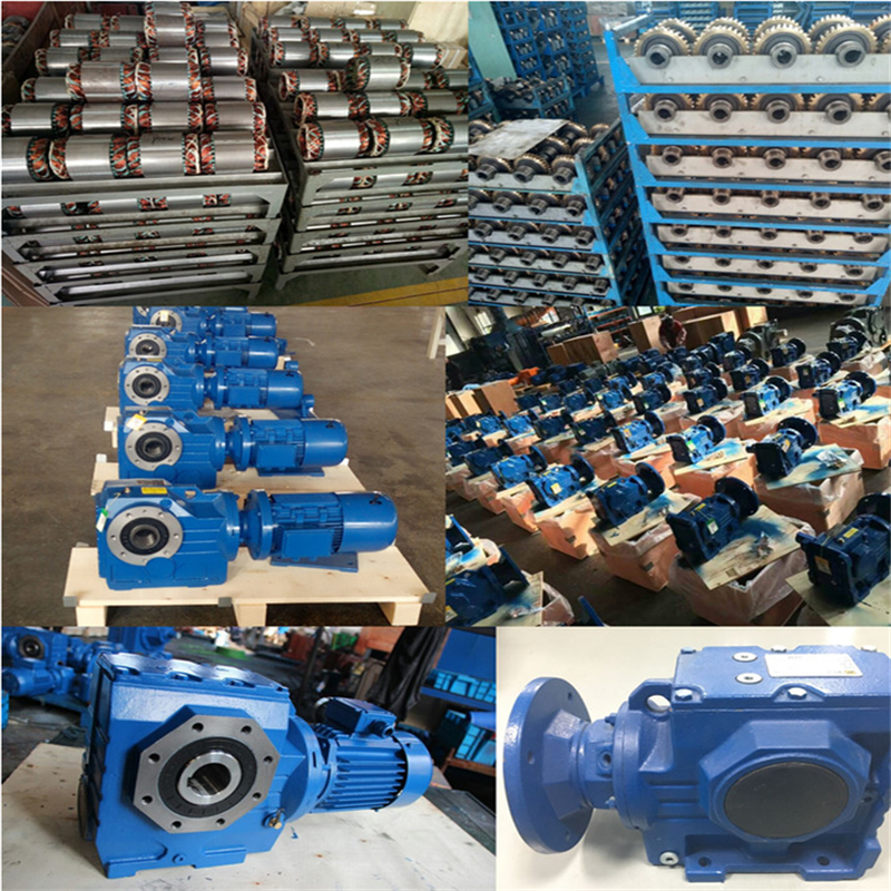Fast delivery S series Helical worm reduction gearbox gear reducer motor alibaba supplier