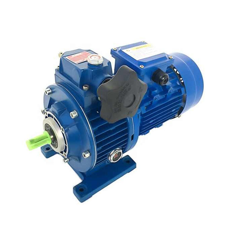 Worm gear reducer with motor endless transmission MBW040715 small turbine speed box horizontal speed change machine