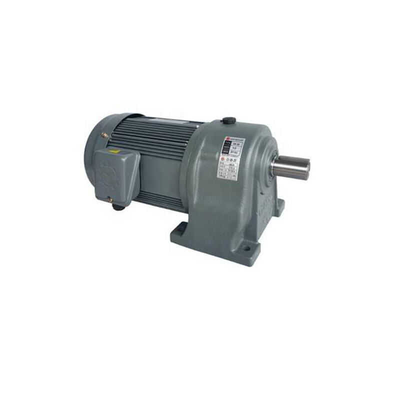 200W Single Phase AC Induction Gear Motor Light duty ratio 15-90,100-200 reduction box