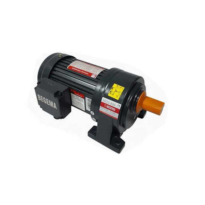 200W Single Phase AC Induction Gear Motor Light duty ratio 15-90,100-200 reduction box