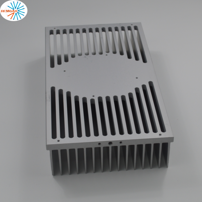 product custom cnc fabrication 6000 series aluminum extrusion profiles heatsink radiator factory low heat sink price-3