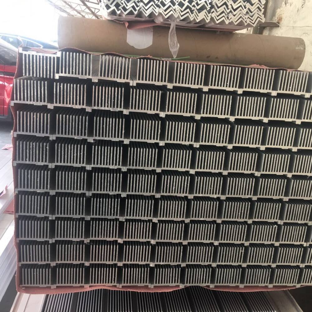 product black anodized cnc milling custom aluminum extrusion heatsink profile extruded electronic components heat sink-6