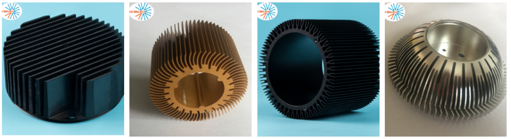 product custom cnc fabrication 6000 series aluminum extrusion profiles heatsink radiator factory low heat sink price-1