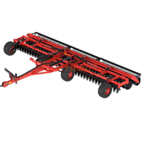 The heavy duty harrow boosts productivity in the field
