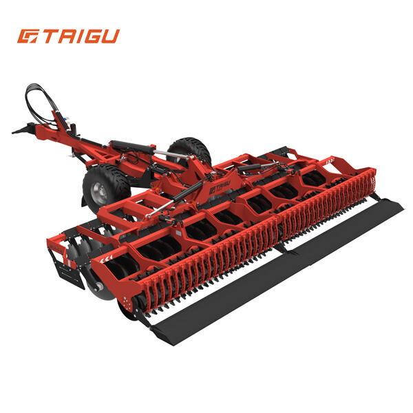How a 10 foot disc harrow can save time and effort in farm work.