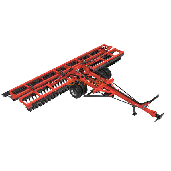 Technologie mit einem Traktor-Scheibenpflug für nachhaltige landwirtschaftliche Praktiken umarmen.