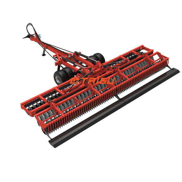 Enhancing soil preparation with a tandem disc implemen