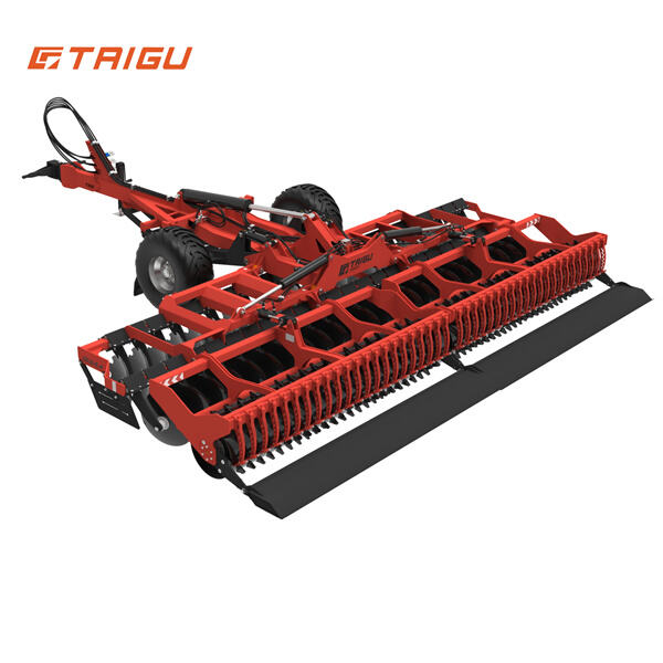 Verbesserung der Bodenqualität mit einem Woods Disc Harrow