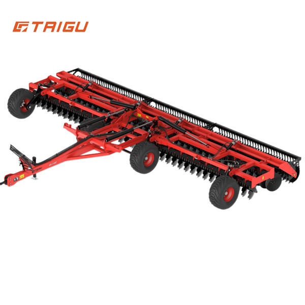 Mit präzisen Disc-Schneiden bietet der Titan-Disc-Harrow herausragende Schneide- und Ausgleichsfähigkeiten, die eine gleichmäßige Samenplatzierung fördern.