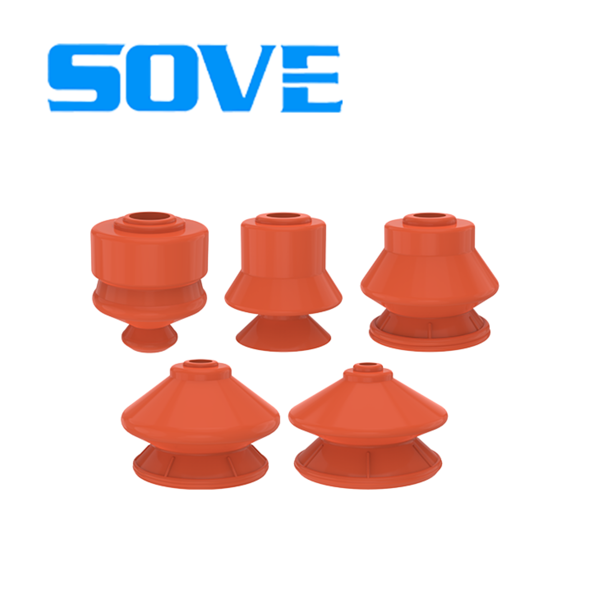 GGT series vacuum suction cups red double-layer durable