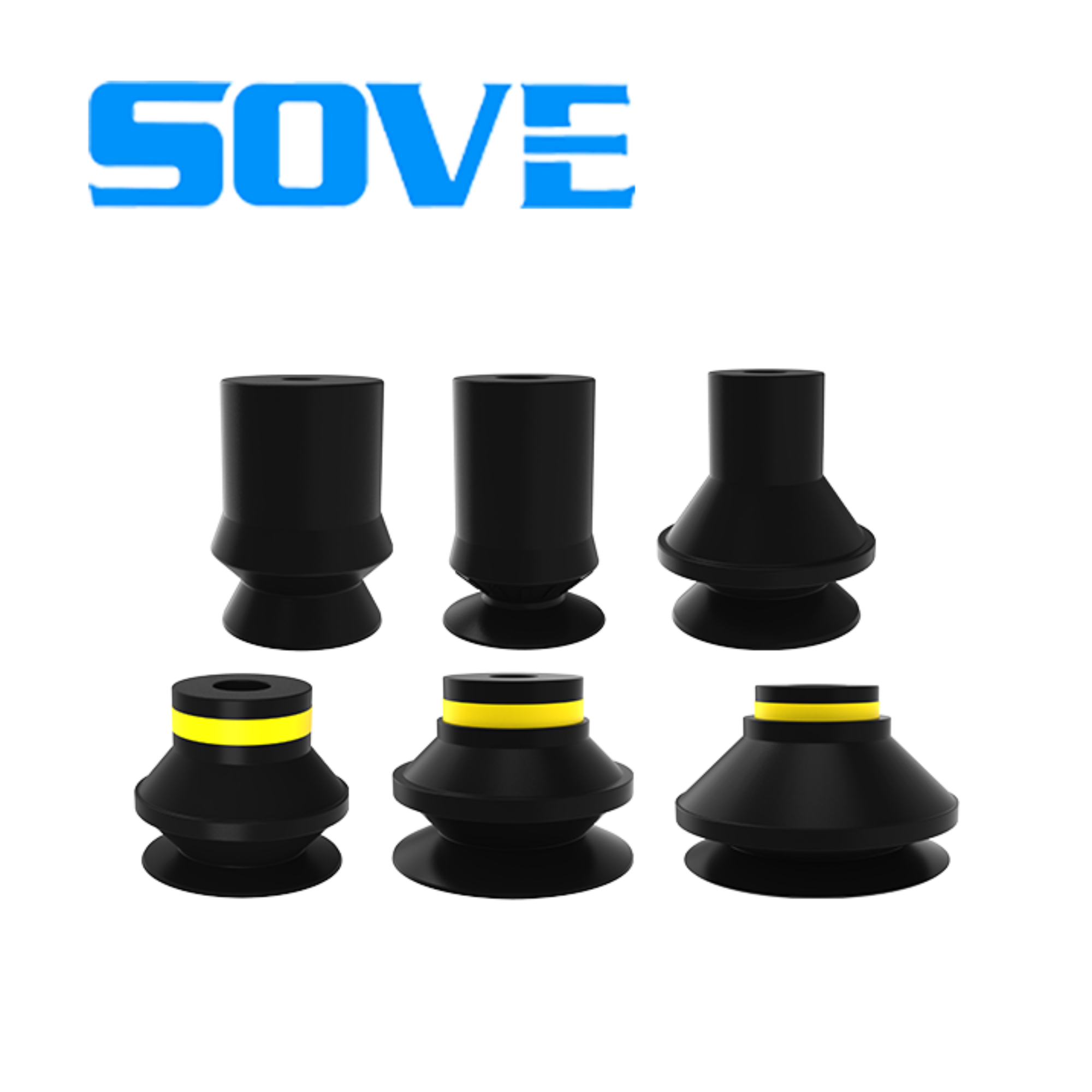 GVB series double-layer vacuum suction cups corrosion-resistant