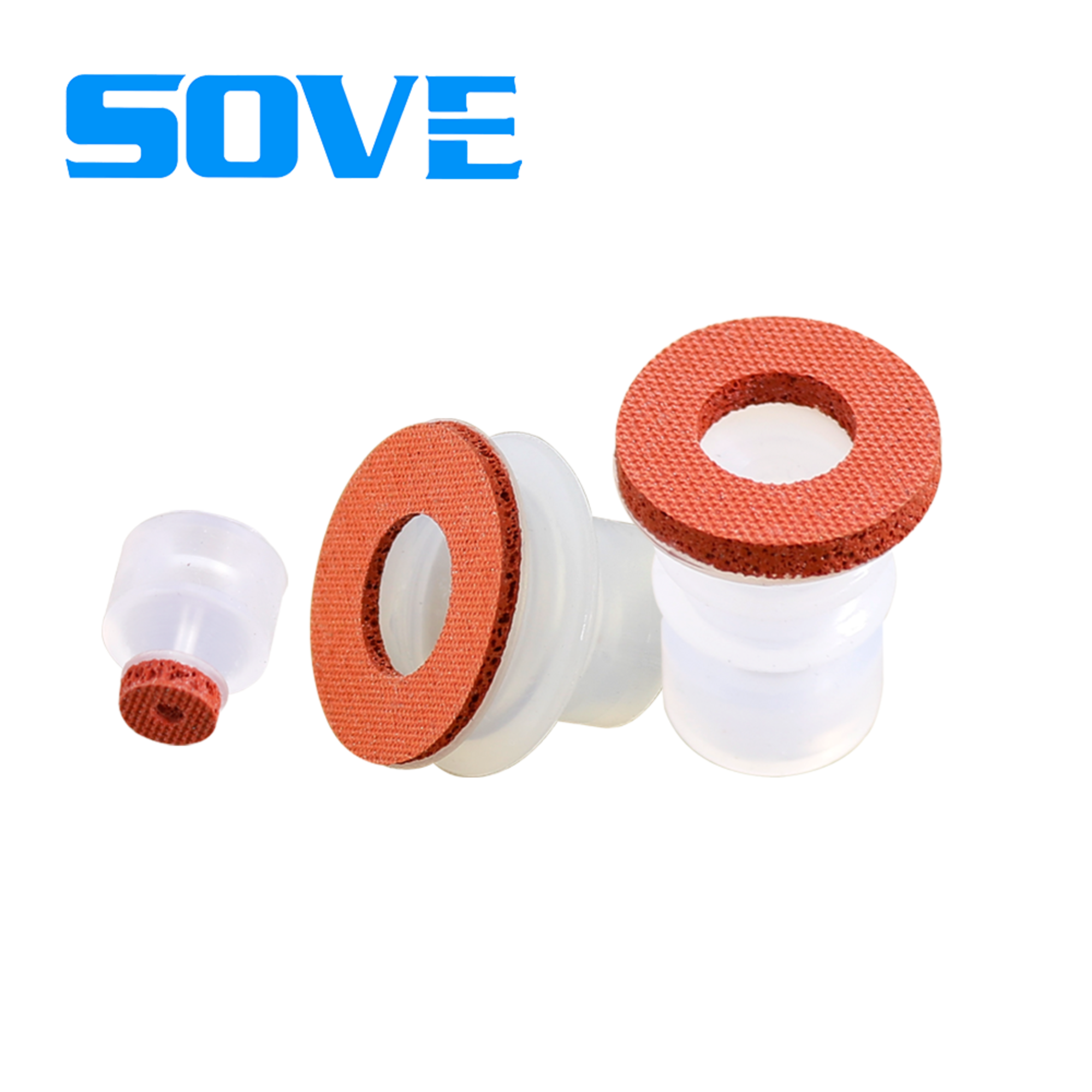 Red Sponge Vacuum Suction Cup