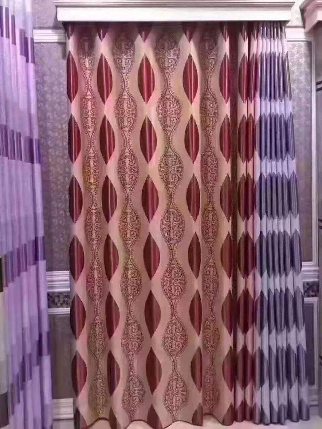 Foulola New Cheap Price Series:Jacquard Blackout Curtain 2.8/3.2m details