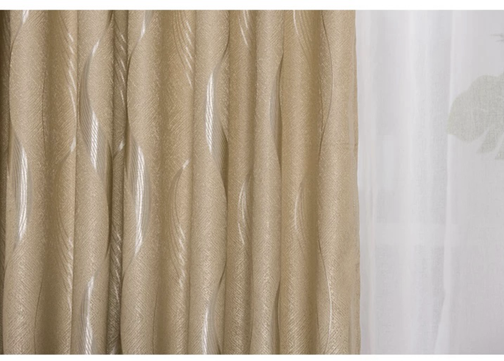 Foulola: Linen Style Polyester Brushed Jacquard Curtain factory