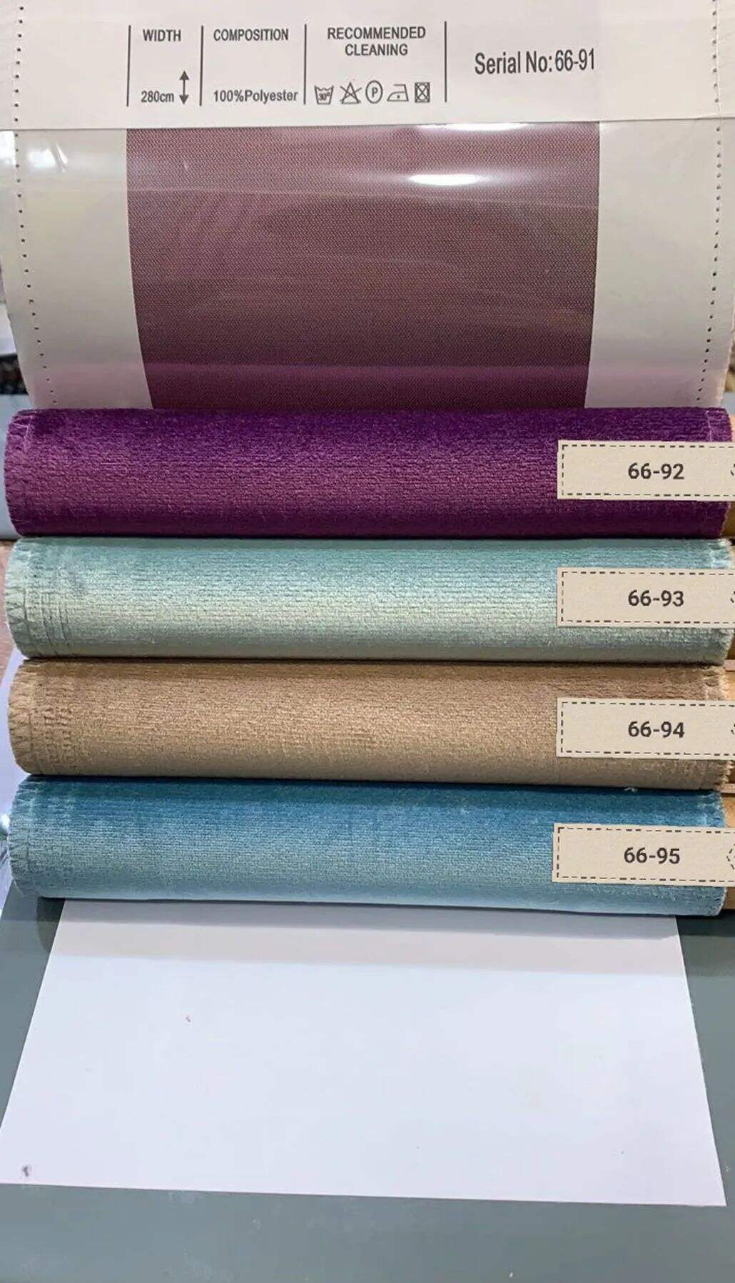 Foulola News:High Grade Cotton Velvet 66# Series manufacture
