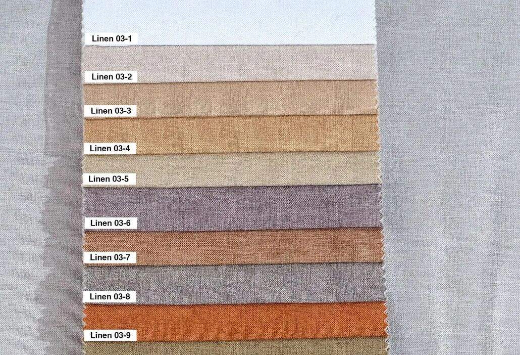 Foulola News:Plain Linen Cotton Sofa Fabric, Linen - 03 details