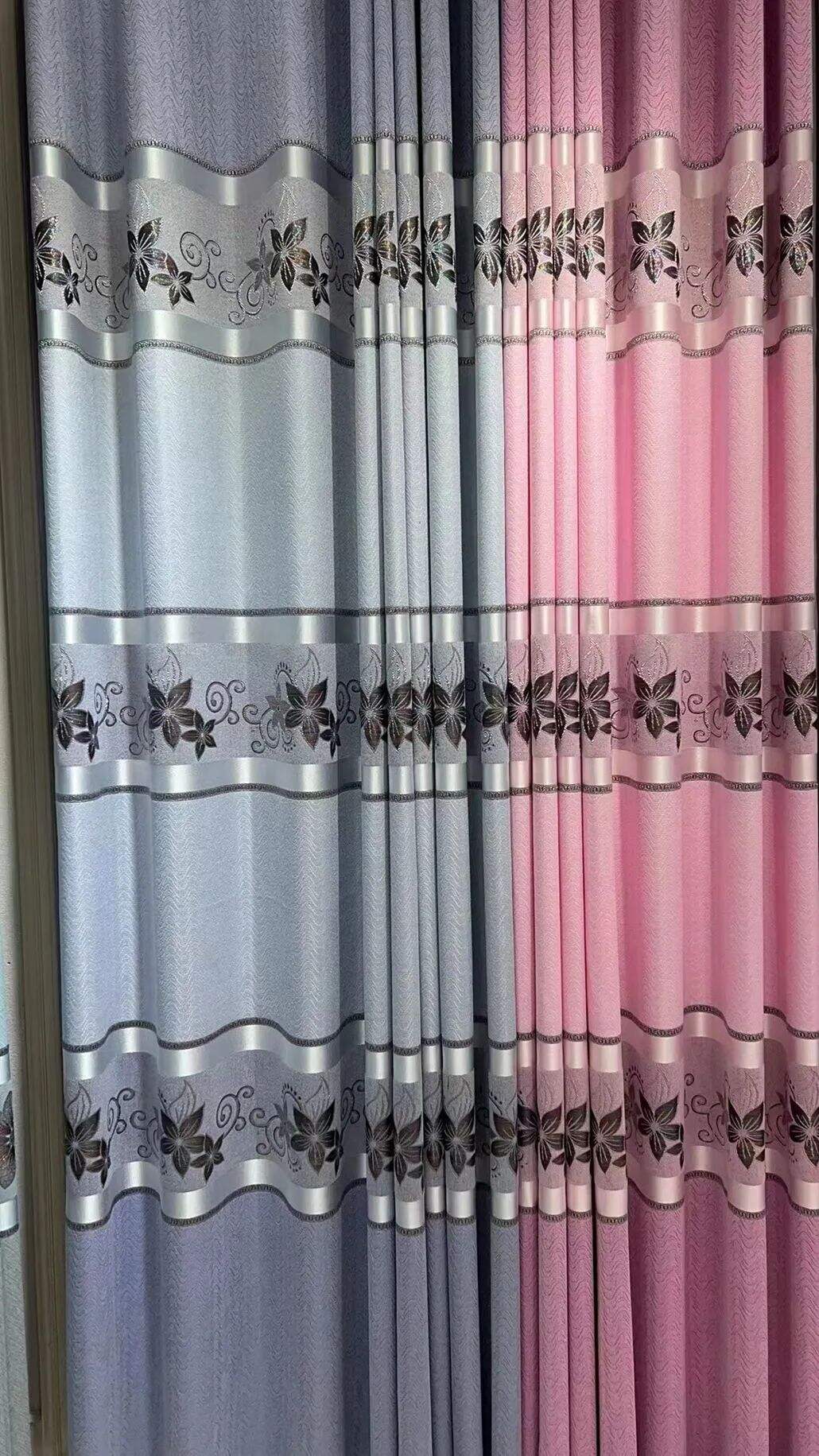 Foulola News: Cheap Jacquard Curtain Fabric, Widht 2.8m details