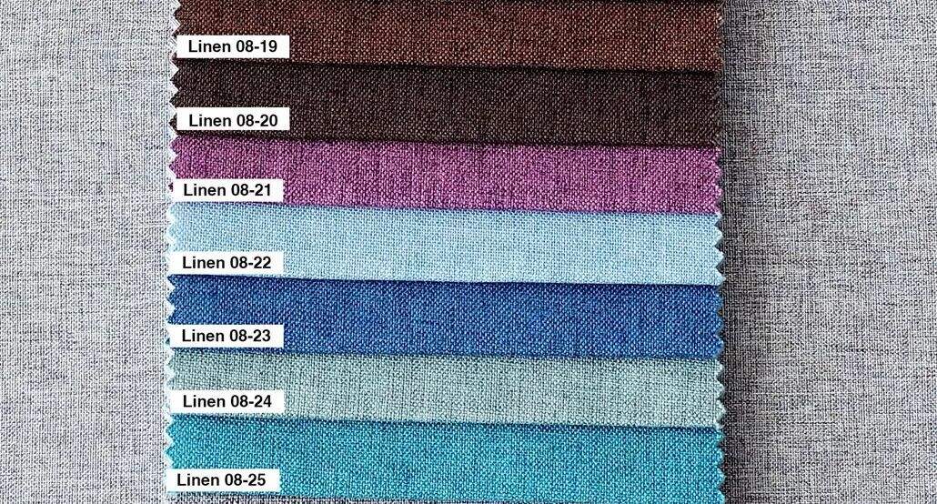 Foulola News:Plain Linen Cotton Sofa Fabric, Linen- 08 details