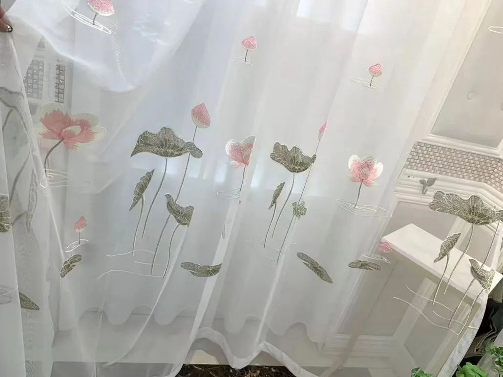 Foulola News: ALGZ/YDQL/XXQ/XKDD/HHC/FDFHRL#Embroidery Sheers details
