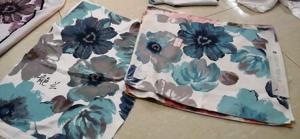 Foulola News:One Side Pure Linen,One Side Top Printed details