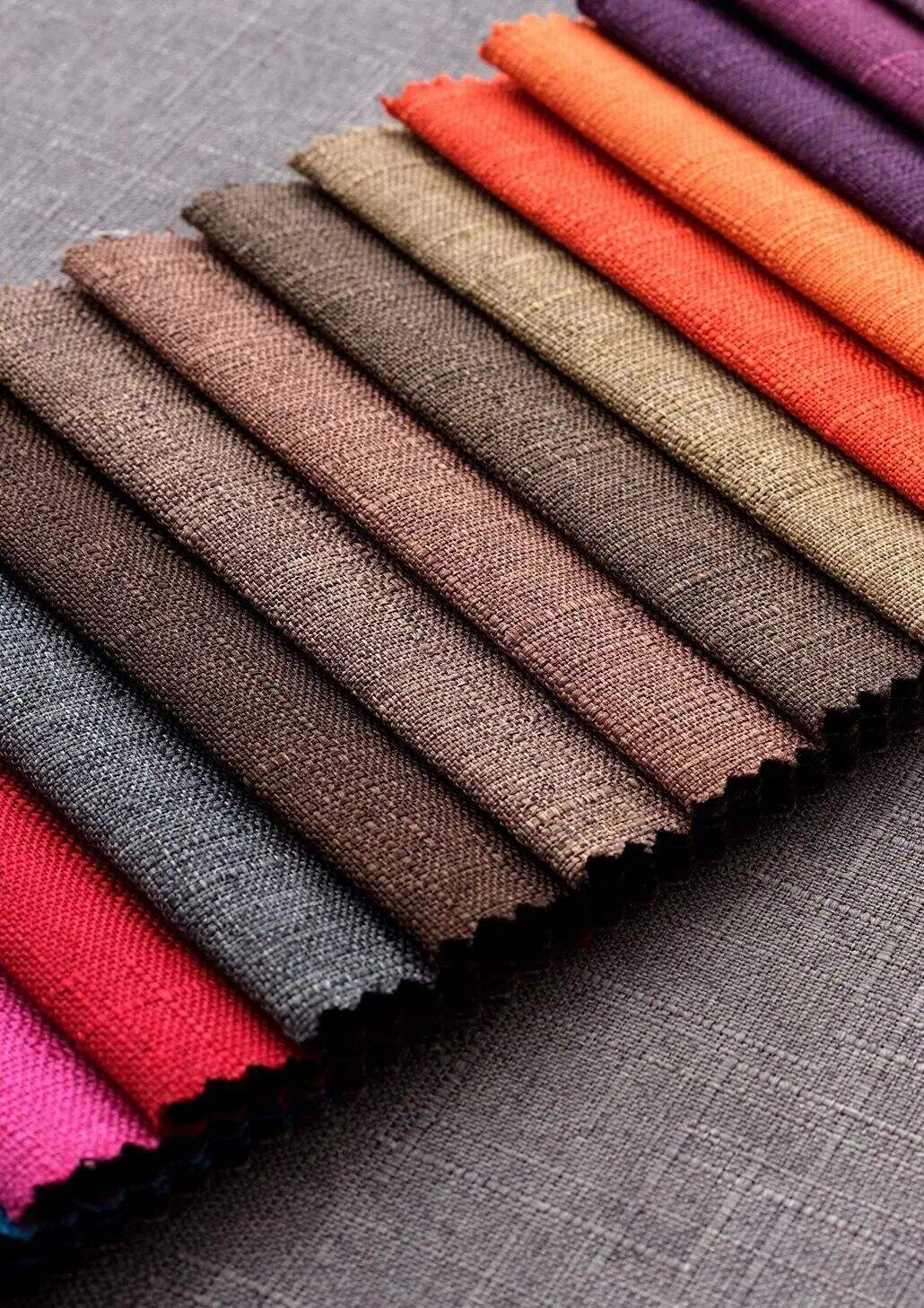 Foulola News:Plain Linen Sofa Fabric 01 Series factory