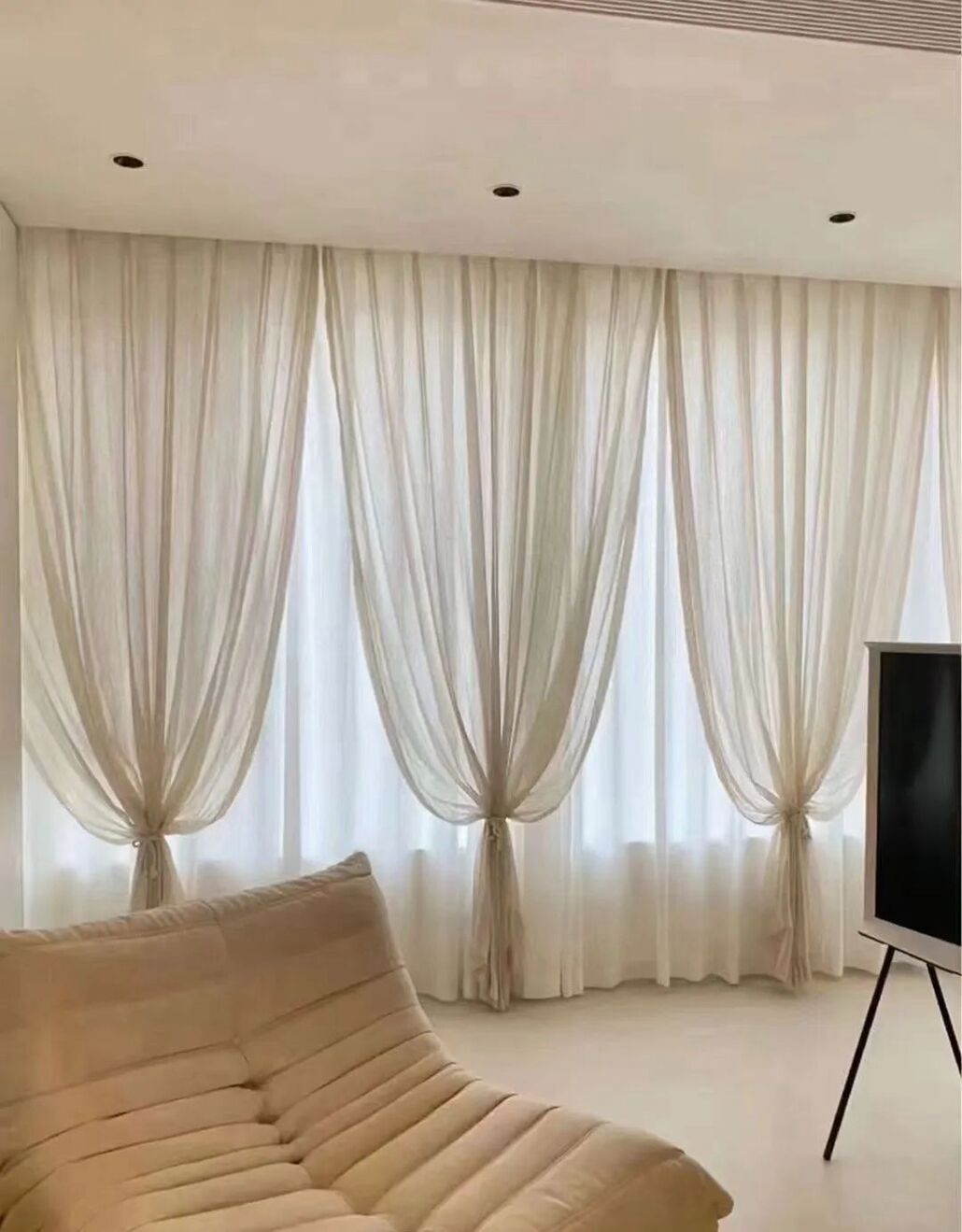 Foulola News：LJS /YHS/NYYMS# Sheer Curtain details