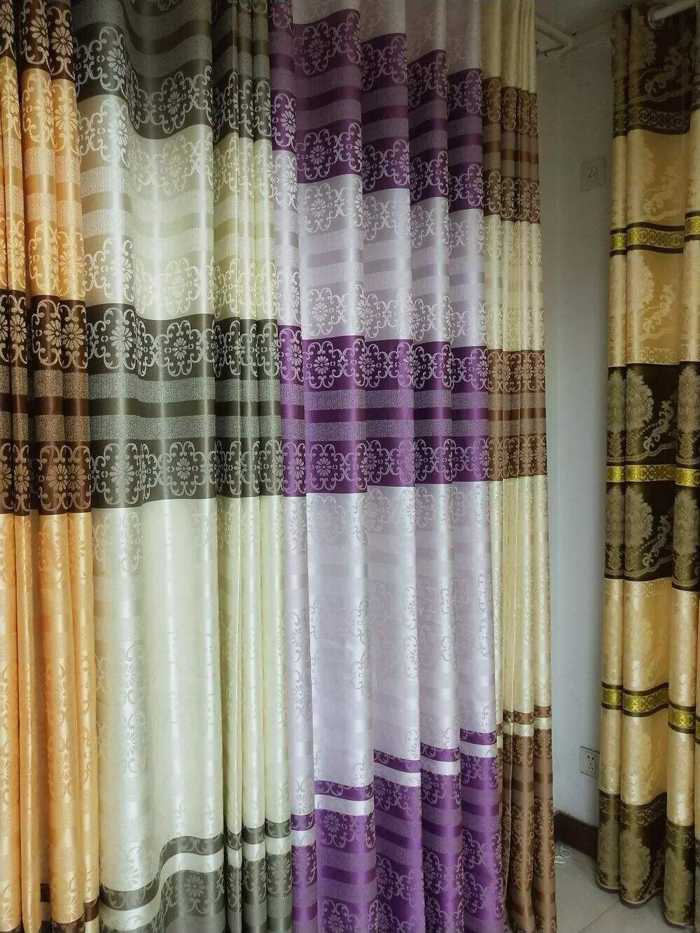 2.8m Width, Jacquard Curtain Fabric, 178gsm 500g/m manufacture