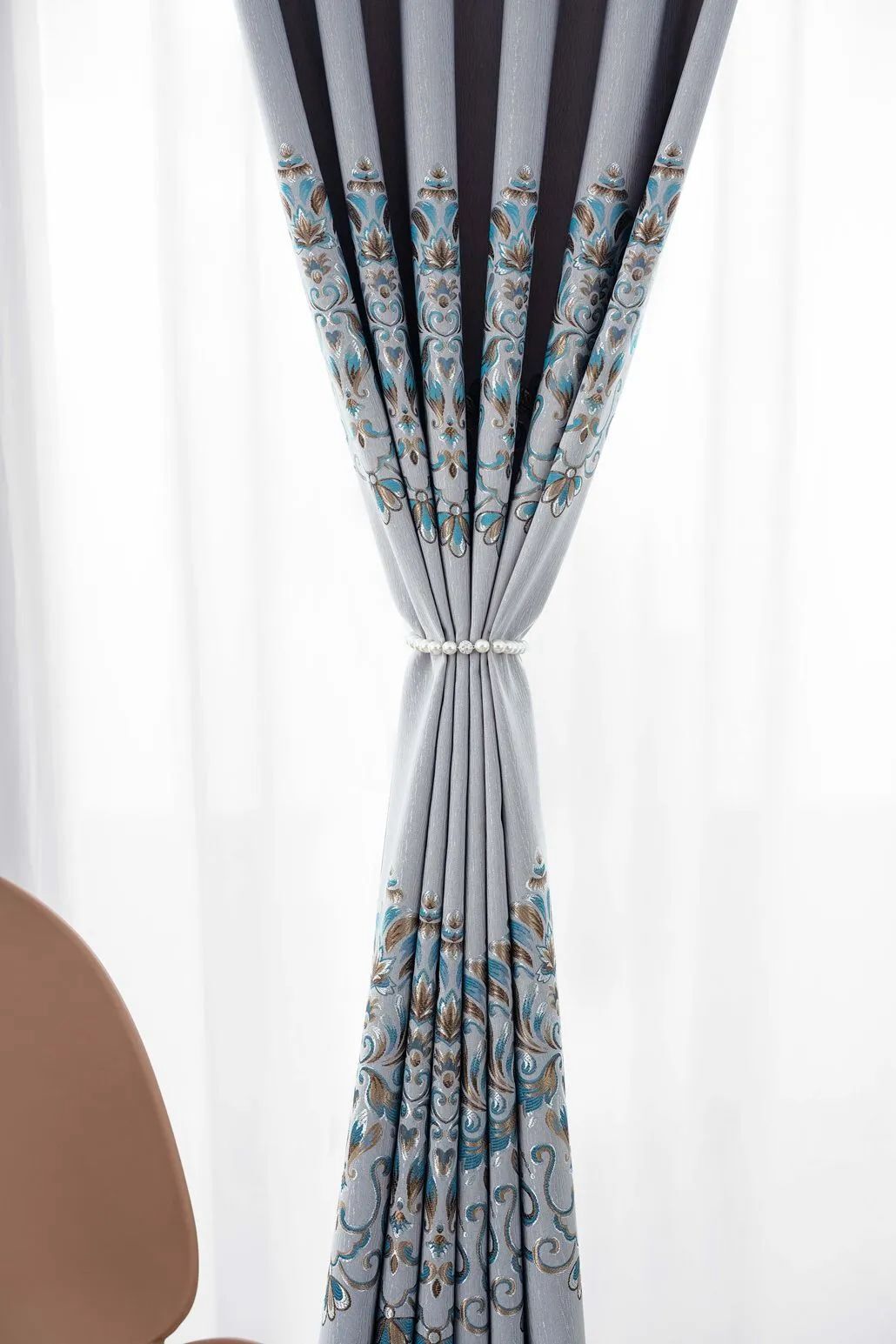 Foulola News:2.8/3.2m Width Jacquard Blackout Curtain 2201Series manufacture
