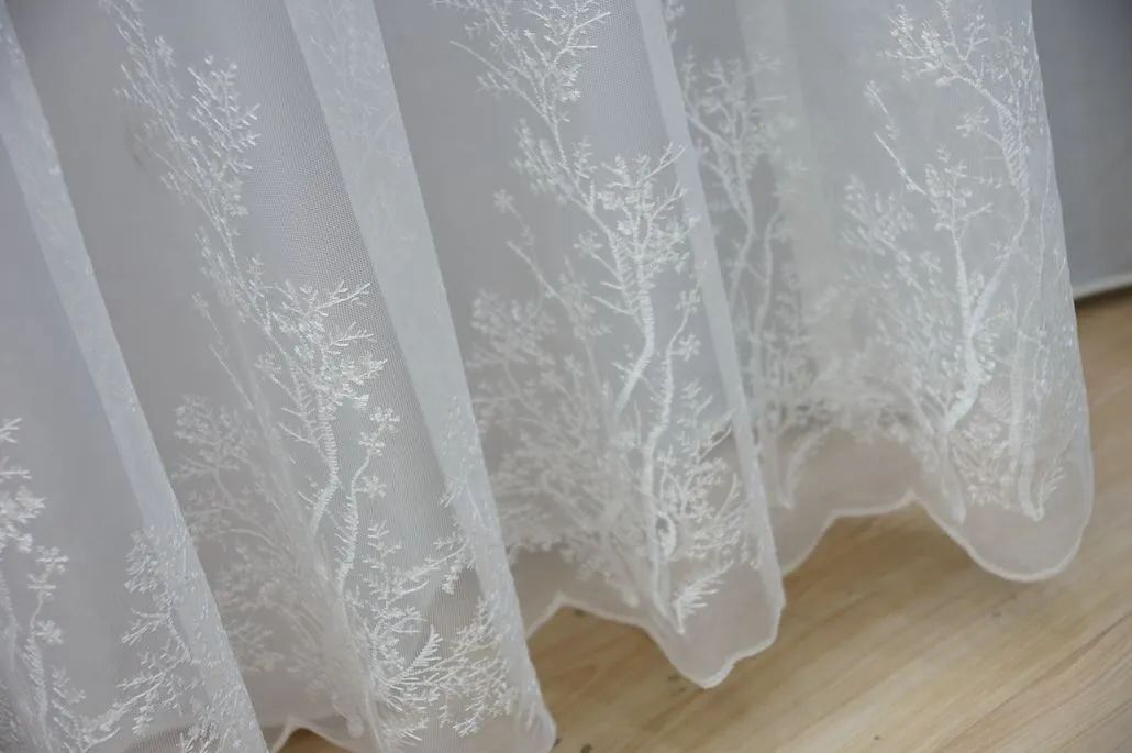 Foulola News: Embroidery Sheer Curtain :SHXG#/MFSL# manufacture