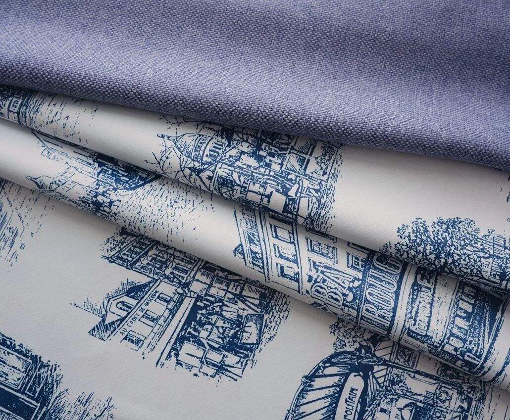 Foulola News:One Side Pure Linen,One Side Top Printed manufacture