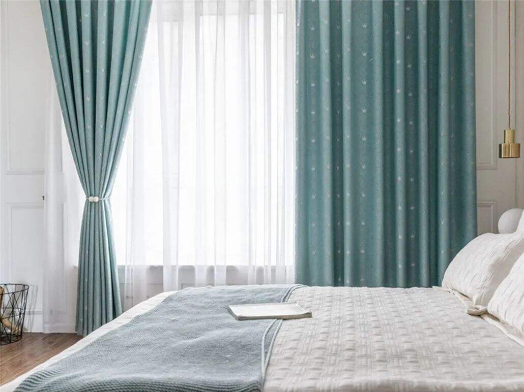 Foulola: Linen Style Polyester Brushed Jacquard Curtain supplier
