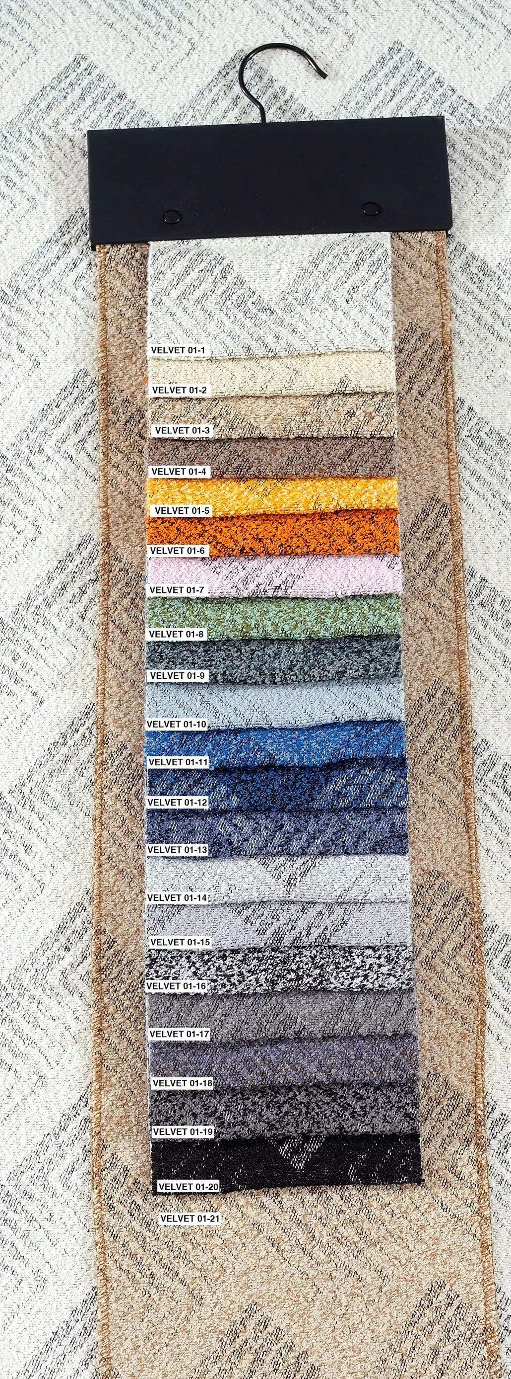 Foulola News：Jacquard Velvet Sofa Fabric , Velvet- 01 supplier