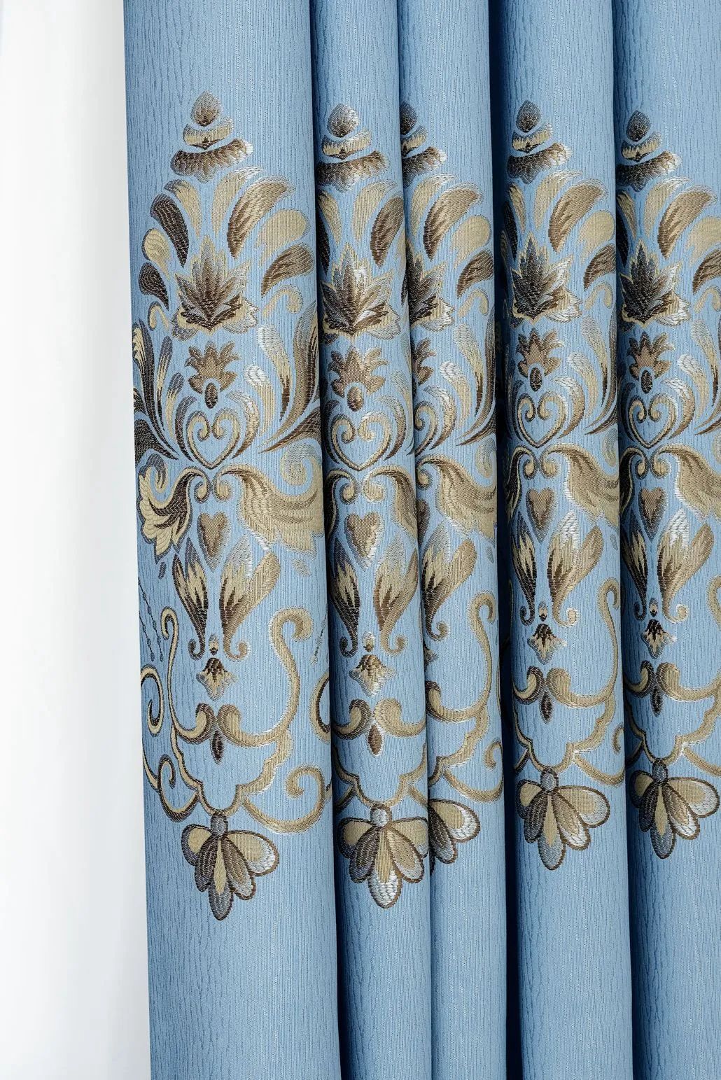 Foulola News:2.8/3.2m Width Jacquard Blackout Curtain 2201Series factory