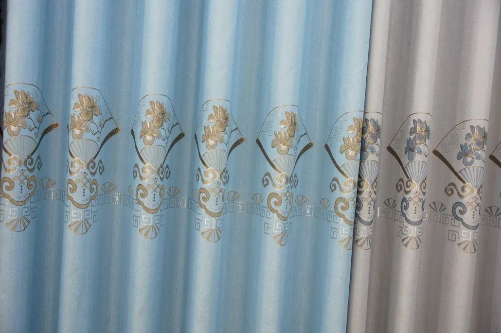 Foulola News:2.8/3.2m Width Jacquard Blackout Curtain 2201Series factory