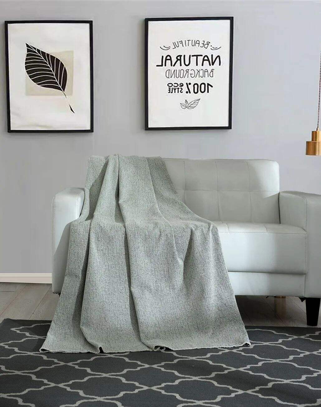 Foulola News:Plain Linen Sofa Fabric - 20 Series details