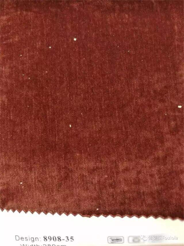 Foulola: 8908 Series Two Sided Velvet Curtain Fabric manufacture
