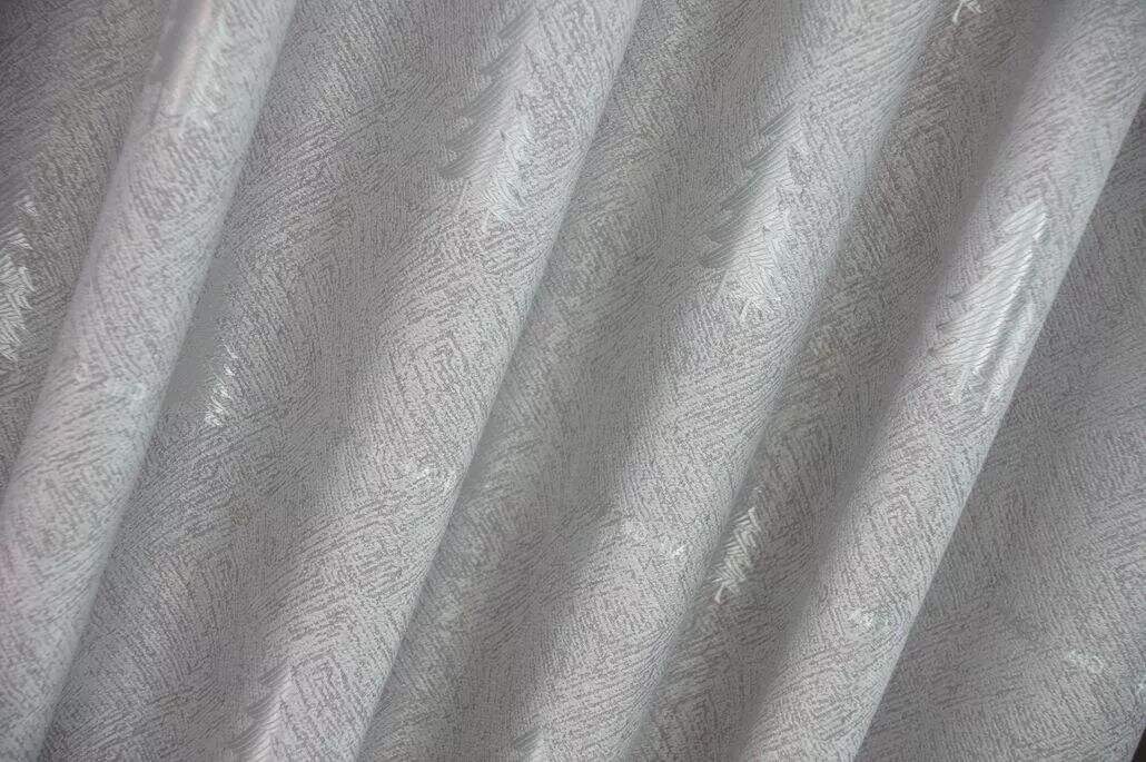 Foulola: Linen Style Polyester Brushed Jacquard Curtain details
