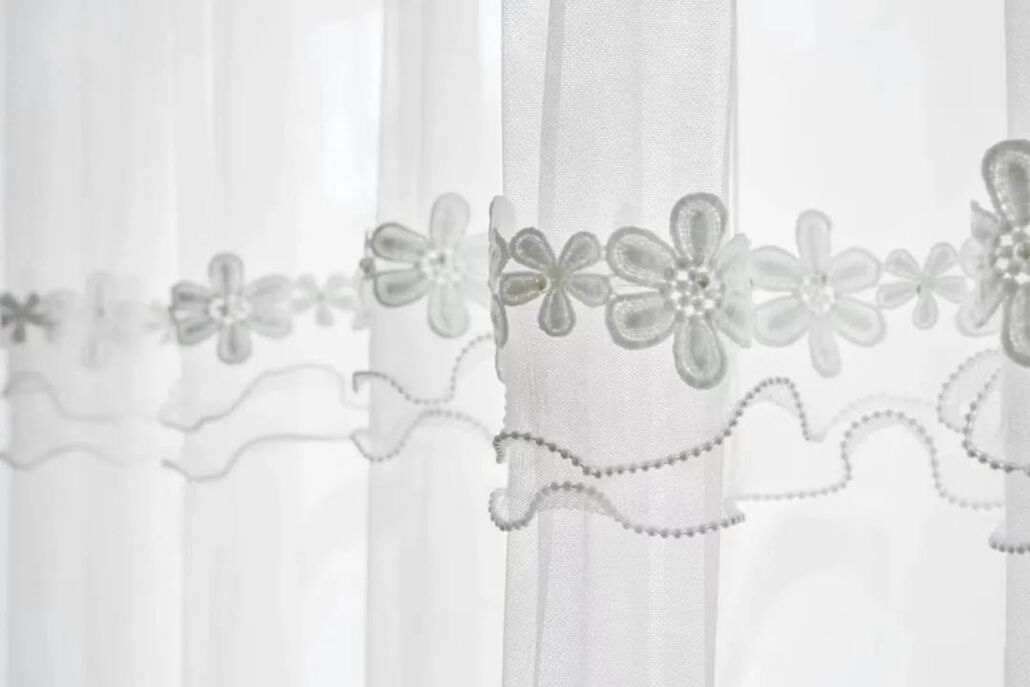 Foulola News：GDBLK/JLZZ/JSNH/QCZC/QJBM/YPMLM#Embroidery Sheers details