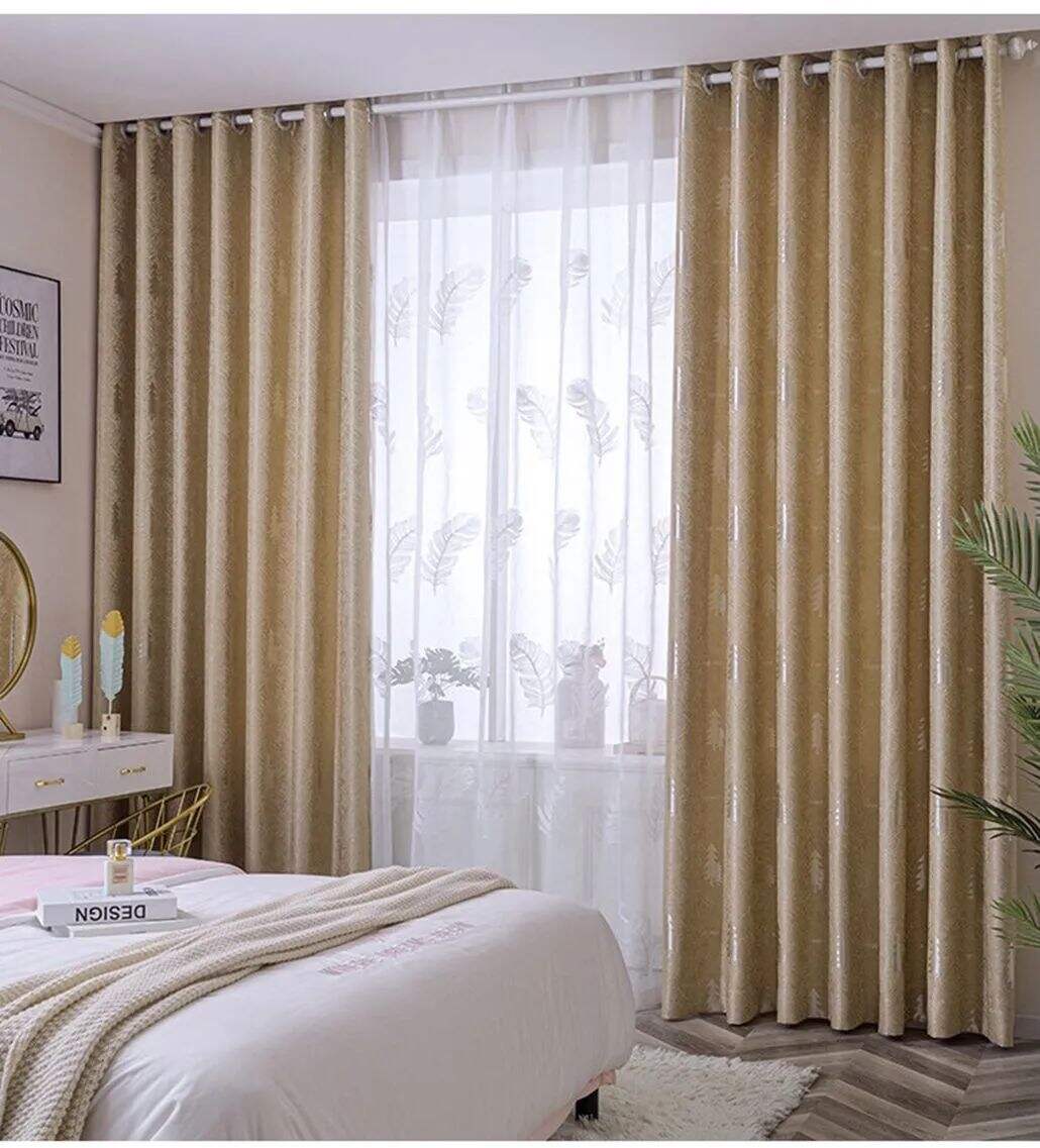 Foulola: Linen Style Polyester Brushed Jacquard Curtain manufacture